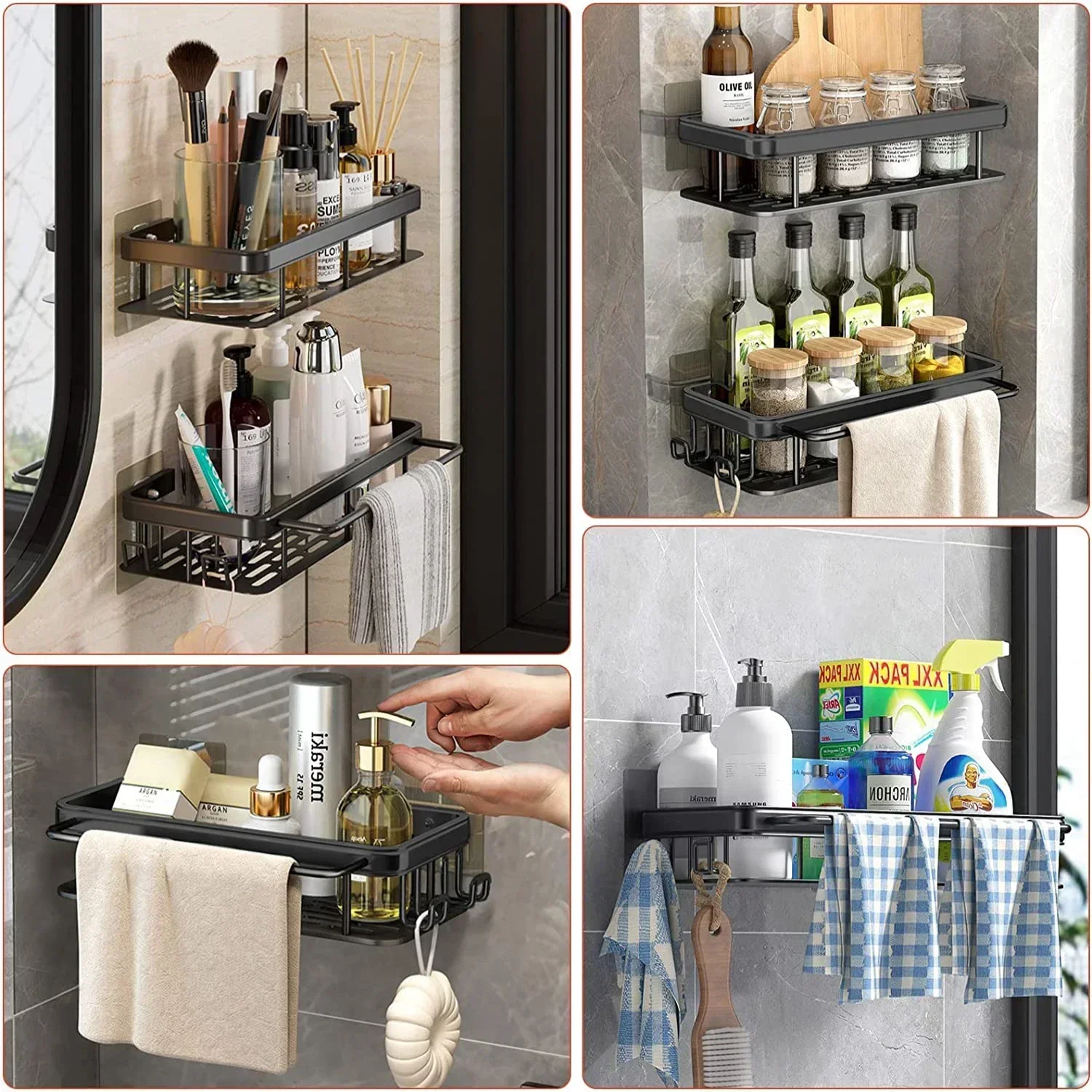 Wall-Mounted Bathroom Shower Shelf - Image 5