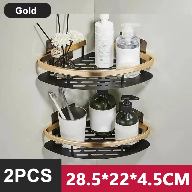 Wall-Mounted Bathroom Shower Shelf - Image 13