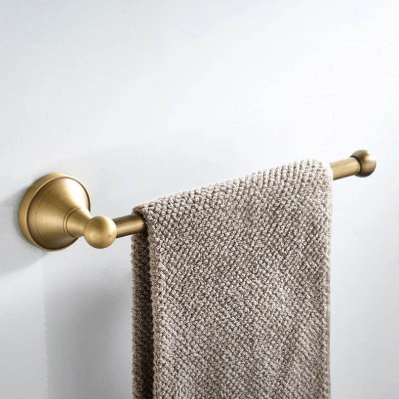 Antique Brass Bathroom Hardware Set - Image 5