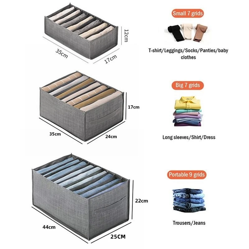 Foldable Closet Clothes Organizer with 9 Compartments - Image 6