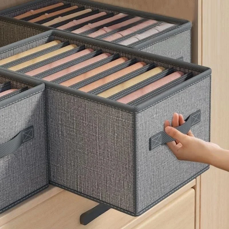 Foldable Closet Clothes Organizer with 9 Compartments - Image 2