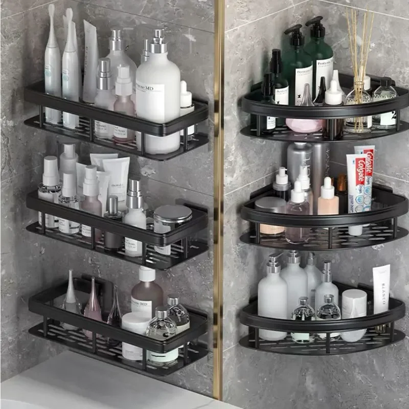 No-Drill Corner Bathroom Shower Shelf - Image 2