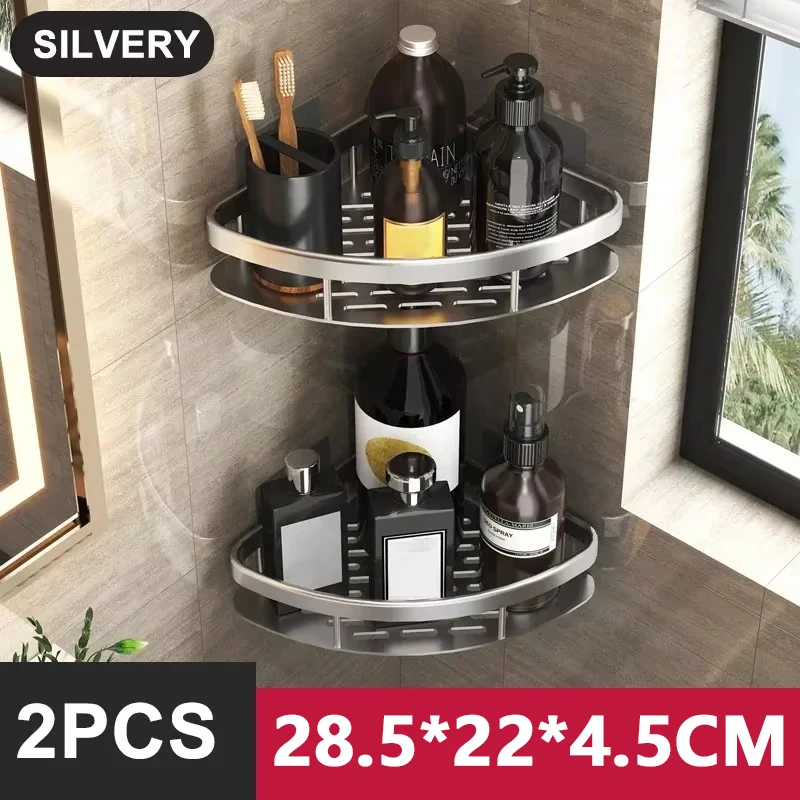 Wall-Mounted Bathroom Shower Shelf - Image 15