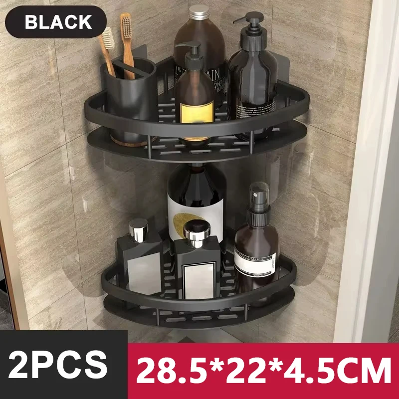 Wall-Mounted Bathroom Shower Shelf - Image 11