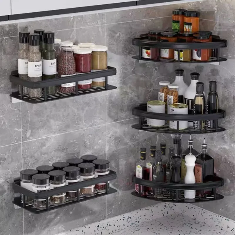 No-Drill Corner Bathroom Shower Shelf - Image 4