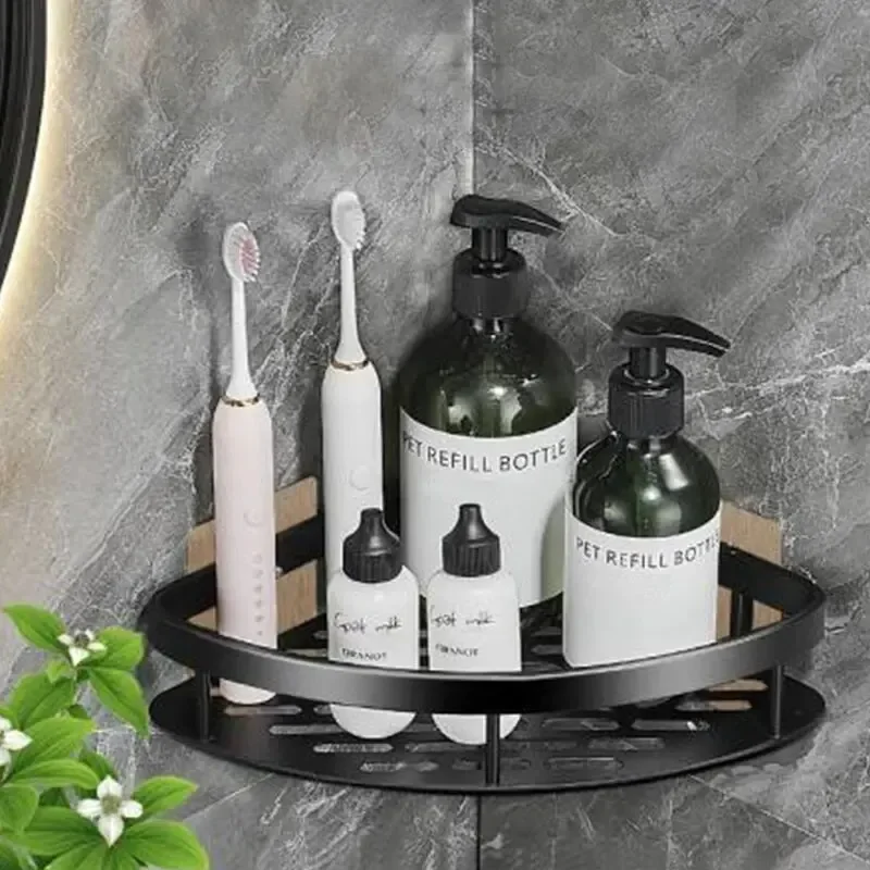 No-Drill Corner Bathroom Shower Shelf - Image 7